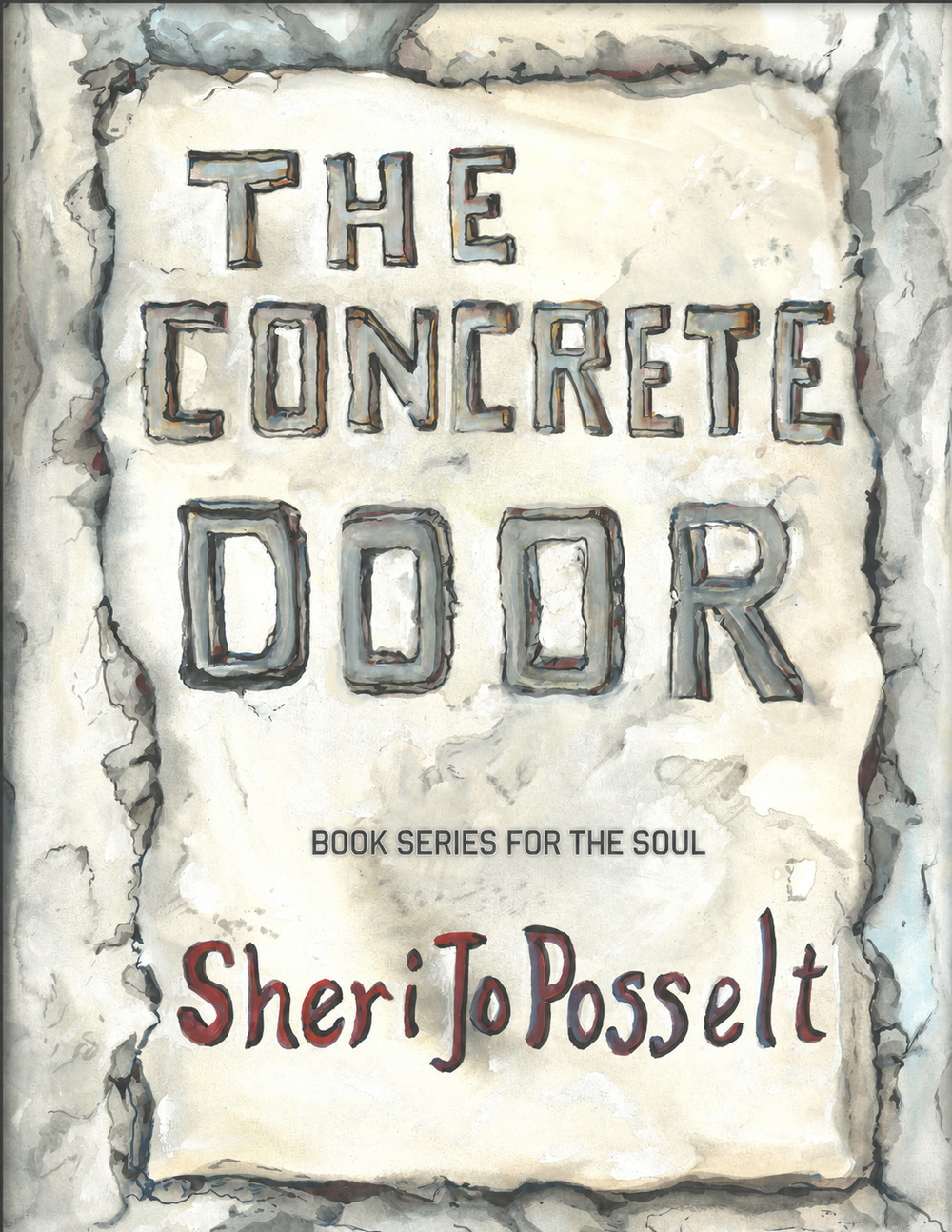 Original illustrated artwork for The Concrete Door series
